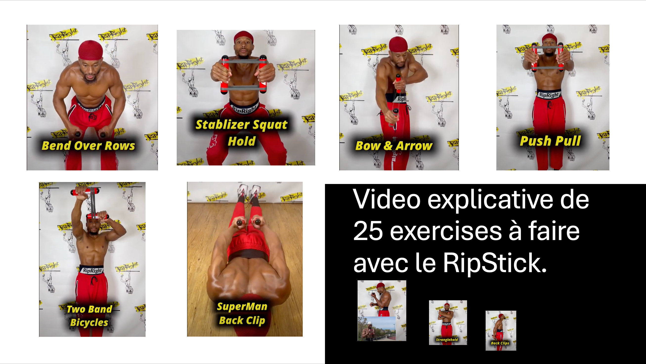 Pack RipStick Pro: RipStick + Programme d'entrainement video